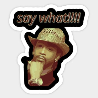 Katt Williams say what!!!! Sticker